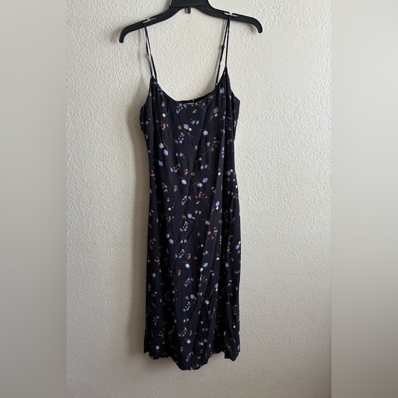 Wilfred Midnight Blue Floral Midi Dress 8 - Picture 11 of 15